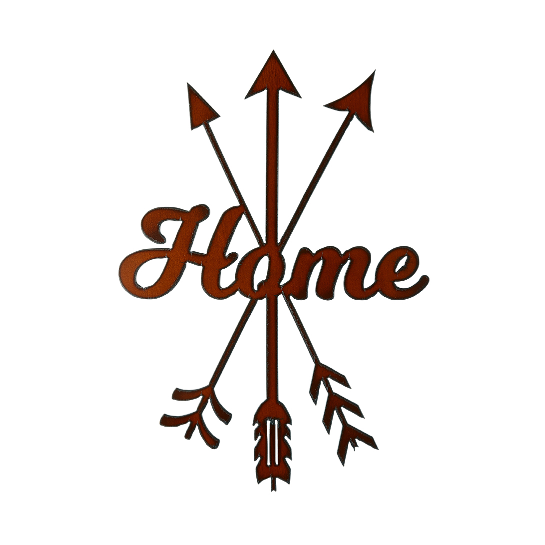 3 Arrow Home Arrow Signs - Click Image to Close